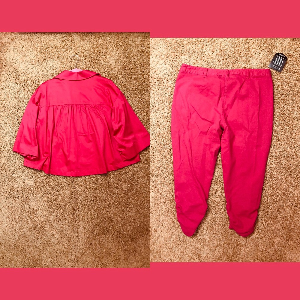 Two piece Capri pants set. - Picture 2 of 8